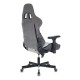 Кресло игровое Бюрократ VIKING 7 KNIGHT Fabric серый Loft ромбик текстиль/эко.кожа с подголов. крестовина металл