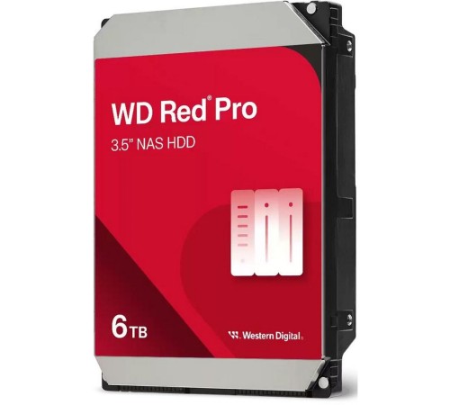 Жесткий диск WD Red Pro 7200 SATA3 6Tb 256Mb