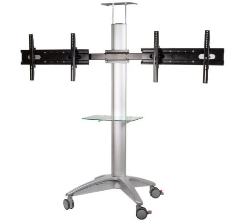 Подставка для телевизора Arm Media PT-STAND-15 серебристый 26"-55" макс.120кг напольный наклон Подставка для телевизора Arm Media PT-STAND-15 серебристый 26"-55" макс.120кг напольный наклон