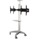 Подставка для телевизора Arm Media PT-STAND-15 серебристый 26"-55" макс.120кг напольный наклон
