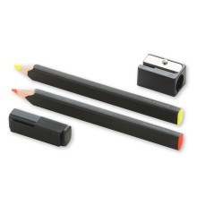 Карандаши цветные Moleskine Highlighter EW2PSFN12 липа 2цв. точилка/колпачок (2шт)