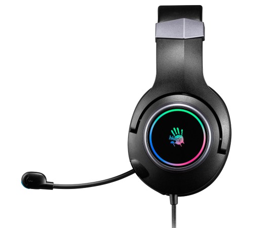 Наушники с микрофоном A4Tech Bloody G350 черный 2м мониторные USB оголовье (G350 USB/ BLACK)