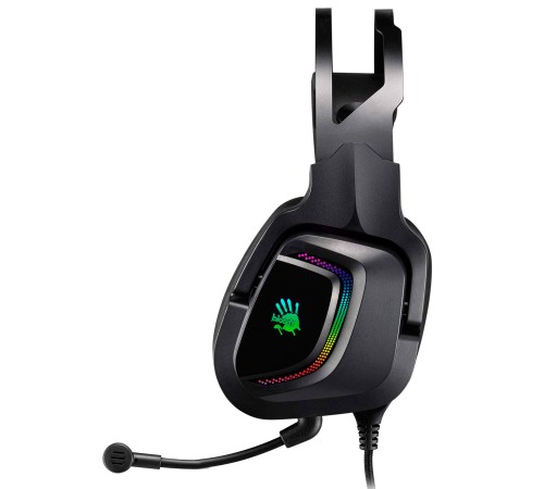 Наушники с микрофоном A4Tech Bloody G570 черный/серый 2м мониторные USB оголовье (G570 USB/ BLACK + GREY) Наушники с микрофоном A4Tech Bloody G570 черный/серый 2м мониторные USB оголовье (G570 USB/ BLACK + GREY)