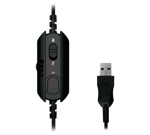 Наушники с микрофоном A4Tech Bloody G575 черный 2м мониторные USB оголовье (G575 USB/ BLACK) Наушники с микрофоном A4Tech Bloody G575 черный 2м мониторные USB оголовье (G575 USB/ BLACK)