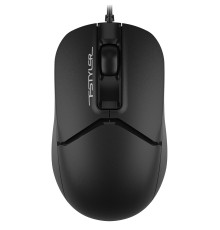 Мышь A4Tech Fstyler FM12S черный оптическая (1200dpi) silent USB (3but)