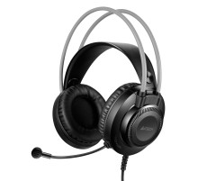 Наушники с микрофоном A4Tech Fstyler FH200U серый 2м накладные USB оголовье (FH200U GREY)