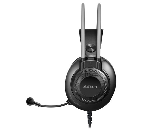 Наушники с микрофоном A4Tech Fstyler FH200i серый 1.8м накладные оголовье (FH200I GREY)