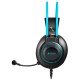 Наушники с микрофоном A4Tech Fstyler FH200i серый/синий 1.8м накладные оголовье (FH200I BLUE)