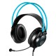 Наушники с микрофоном A4Tech Fstyler FH200i серый/синий 1.8м накладные оголовье (FH200I BLUE)