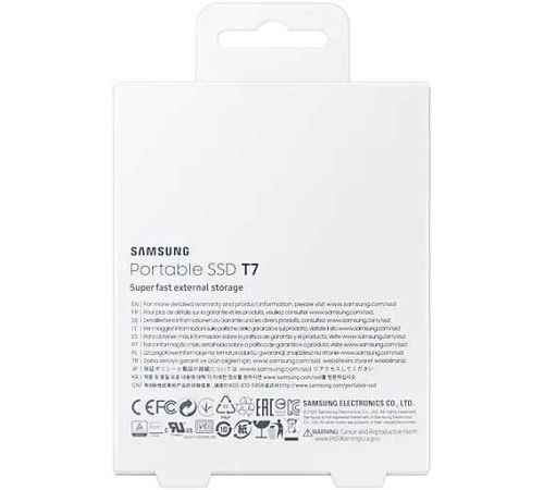 Накопитель SSD Samsung USB-C 1Tb MU-PC1T0T/WW T7 1.8" черный