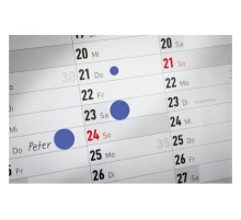 Этикетки Avery Zweckform 3857 250шт на листе диаметр 19мм/70г/м2/синий самоклей. универсальная (упак.:1рул)