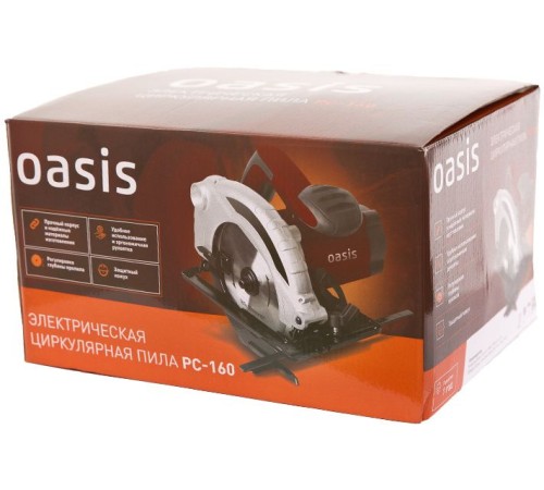 Циркулярная пила (дисковая) Oasis PC-160 1050Вт (ручная) Циркулярная пила (дисковая) Oasis PC-160 1050Вт (ручная)