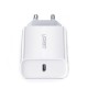 Зарядное устройство UGREEN CD137 (60450) Fast Charging Power Adapter With PD 20W EU. Цвет: белый