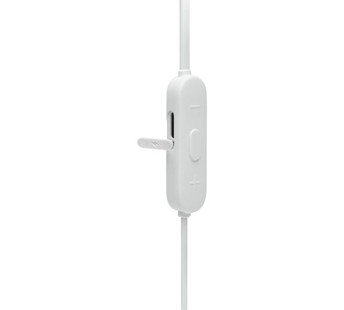 Гарнитура вкладыши JBL T215BTC белый беспроводные bluetooth шейный обод (JBLT215BTWHT)