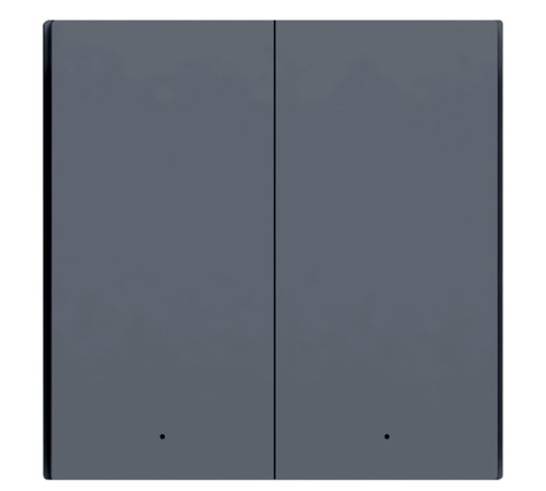 Выключатель двухклавишный без нейтрали Aqara Smart Wall Switch H1 EU (WS-EUK02 graphite)