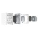 Выключатель двухклавишный без нейтрали Aqara Smart Wall Switch H1 EU (WS-EUK02 graphite)