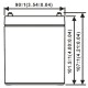 Аккумулятор WBR HRL1225W