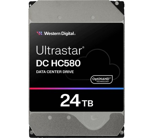 Жесткий диск серверный Western Digital 3.5" 24TB Ultrastar DC HC580 7200RPM SATA3 6Gb/s and 512MB Cache