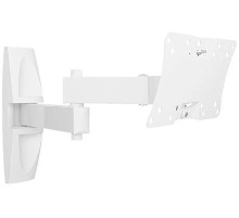 Кронштейн для телевизора Holder LCDS-5064 белый 10"-32" макс.30кг настенный поворотно-выдвижной и наклонный