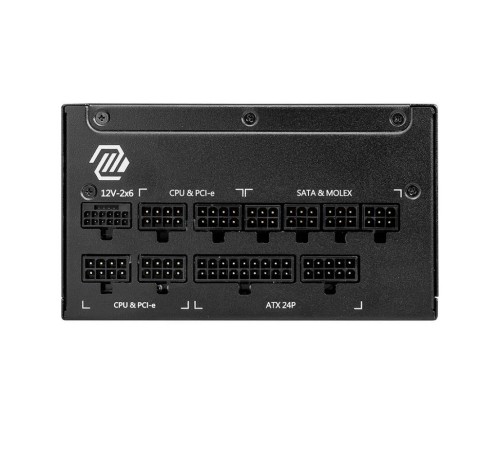 Блок питания MSI MAG A1000GL PCIE5 1000W, 80+ Gold, полностью модульный, ATX 3.0, PCIE5, RTL