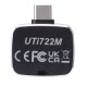 Тепловизор для смартфона UNI-T UTi722M , 256 * 192, -20C...450C, 25Гц, подключение к моб. устройствам USB-C, ручной фокус