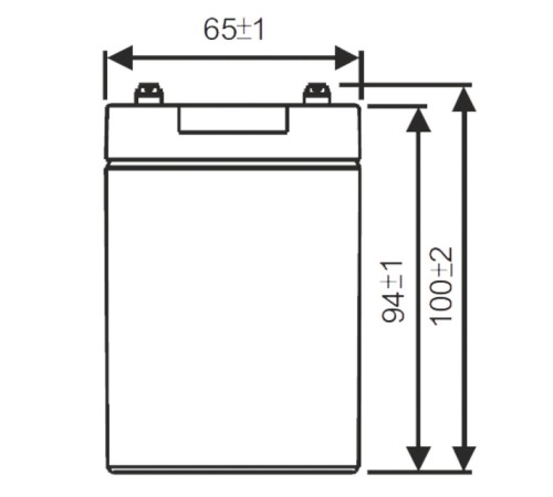 Аккумулятор WBR GP1290 F2 Аккумулятор WBR GP1290 F2