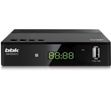 Ресивер DVB-T2 BBK SMP026HDT2 черный