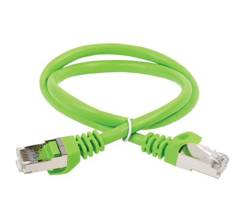 Патч-корд ITK PC02-C5EF-3M FTP вилка RJ-45-вилка RJ-45 кат.5е 3м зеленый ПВХ (уп.:1шт)