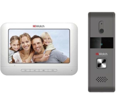 Видеодомофон Hikvision DS-D100KF белый Видеодомофон Hikvision DS-D100KF белый