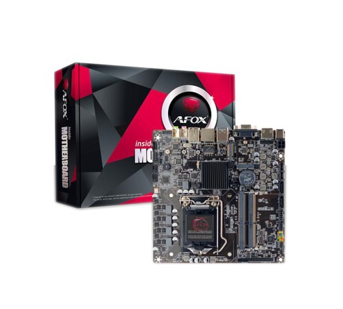 Материнская плата Afox AFOX motherboard intel H510, INTEL® Socket 1200, Mini-ITX (17 x17cm)