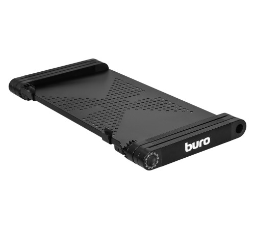Стол для ноутбука Buro BU-807 столешница металл черный 42x26см Стол для ноутбука Buro BU-807 столешница металл черный 42x26см