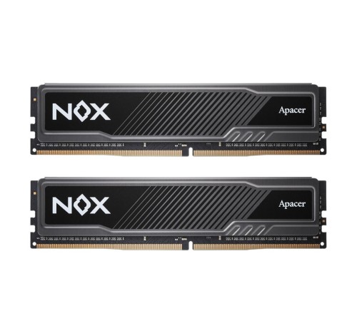 Модуль памяти Apacer 32GB DDR4 3600 DIMM OC NOX DDR4 w/HS RP-K2 Kit (2x16GB), 1.35V, 1024x8