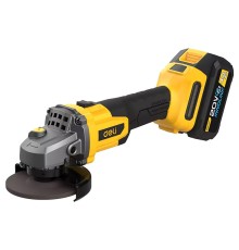 УШМ (болгарки) Deli Угловая шлифмашина аккумуляторная Deli DC601 (2АКБ*4Ач + ЗУ, 20В, 115мм, М14, 3500/6000/8500об/мин, сумка)