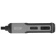Отвертка аккумуляторная Deli DC160 (4В, 2А*ч, 5Нм, 300об/мин, Type-C, набор бит 24 шт, пласт. кейс)
