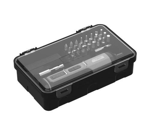 Отвертка аккумуляторная Deli Отвертка аккумуляторная Deli DC160 (4В, 2А*ч, 5Нм, 300об/мин, Type-C, набор бит 4 шт, картон)