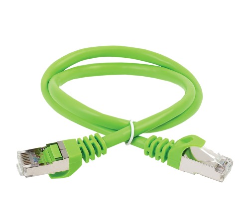 Патч-корд ITK PC02-C5EFL-5M FTP вилка RJ-45-вилка RJ-45 кат.5е 5м зеленый LSZH (уп.:1шт)