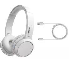 Гарнитура накладные Philips TAH4205WT/00 белый беспроводные bluetooth оголовье