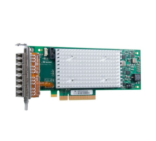 Сетевой адаптер Qlogic QLE2694L OEM,  16Gb/s FC HBA, 4-port, PCIe v3.0 x8, LC SR MMF, Low Profile (003017)