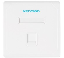 Лицевая панель Vention настенная (тип 86) под модуль Keystone 1 порт Белая Vention IFDW0