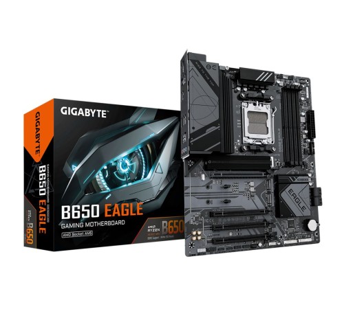 Материнская плата Gigabyte B650 EAGLE SocketAM5 AMD B650 4xDDR5 ATX AC`97 8ch(7.1) GbLAN RAID+HDMI+DP