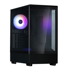 Корпус ZALMAN P10, MATX, BLACK, WINDOW, 2x3.5", 3x2.5", 1xUSB TYPE-C, 1xUSB3.0, REAR 1x120mm ARGB (P10 Black)