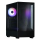 Корпус ZALMAN P10, MATX, BLACK, WINDOW, 2x3.5", 3x2.5", 1xUSB TYPE-C, 1xUSB3.0, REAR 1x120mm ARGB (P10 Black)
