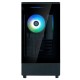 Корпус ZALMAN P10, MATX, BLACK, WINDOW, 2x3.5", 3x2.5", 1xUSB TYPE-C, 1xUSB3.0, REAR 1x120mm ARGB (P10 Black)