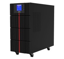 ИБП Powercom MAC-6000, двойного преобразования, 6KВА, 6KВт, LCD, Tower, 8 розеток IEC320 C13 с резервным питанием, 2 розетки C19, клеммная колодка, USB, RS-232, слот под SNMP карту, EPO, защита RJ45, ШхГхВ 257х590х570мм., вес 78кг. Powercom UPS MAC-6000,
