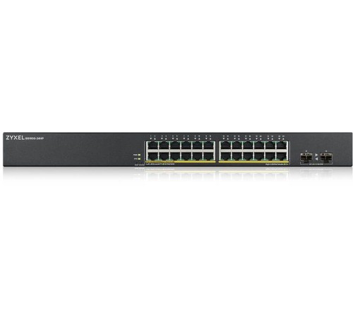 Коммутатор Zyxel GS190024HPV2-EU0101F 24G 2SFP 24PoE+ 170W управляемый Коммутатор Zyxel GS190024HPV2-EU0101F 24G 2SFP 24PoE+ 170W управляемый