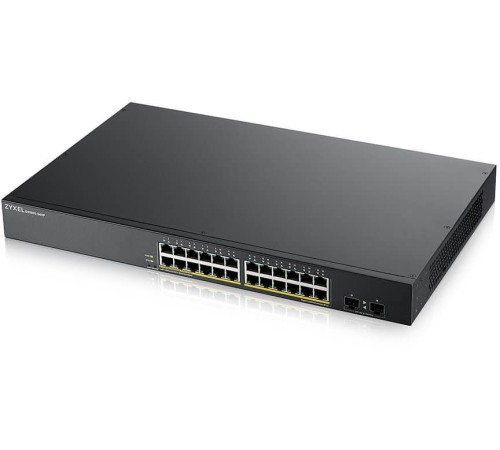 Коммутатор Zyxel GS190024HPV2-EU0101F 24G 2SFP 24PoE+ 170W управляемый Коммутатор Zyxel GS190024HPV2-EU0101F 24G 2SFP 24PoE+ 170W управляемый