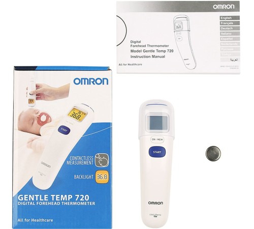 Термометр инфракрасный Omron MC-720-E белый