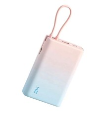 Внешний аккумулятор ZMI 10000mAh Powerbank with build-in Charging Cable color P17 Pink