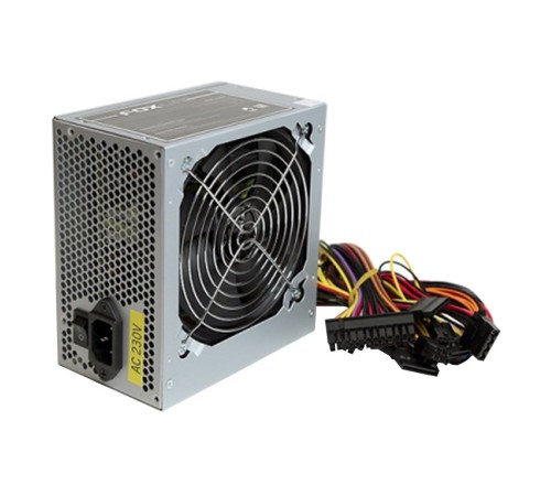 Блок питания Foxline FL650S-80 650W 80+ ATX PSU, APFC, 120FAN, 24 pin, 4 + 4 Pin (12V), 5*SATA, 2*4 pin molex, 1*FDD, 2*PCI-e(6 + 2 pin)