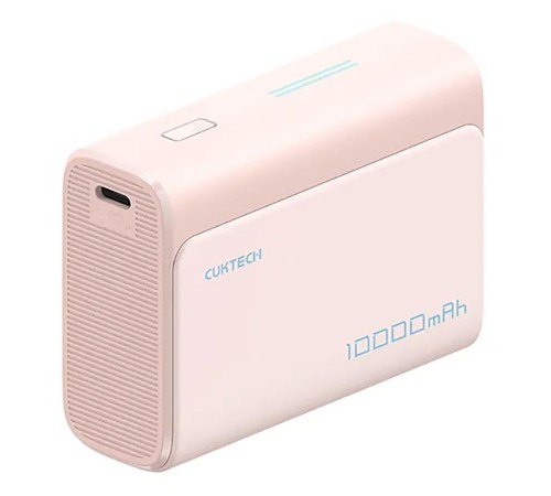 Внешний аккумулятор CUKTECH 30W Power Bank 1C1A PB100 pink Внешний аккумулятор CUKTECH 30W Power Bank 1C1A PB100 pink